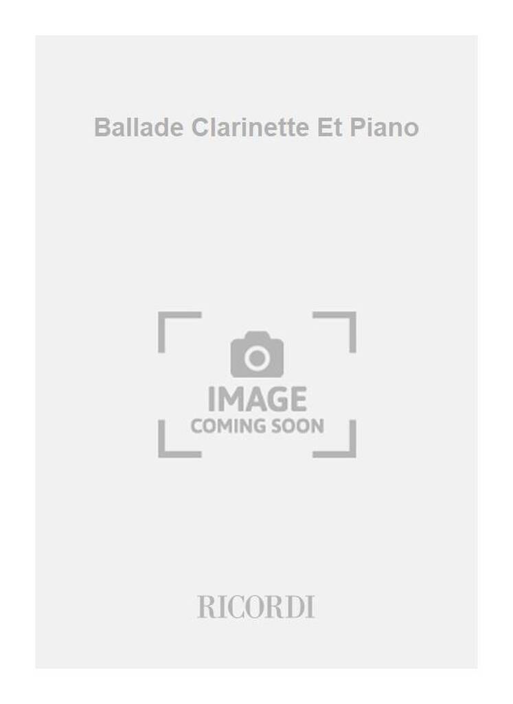 Ballade Clarinette Et Piano